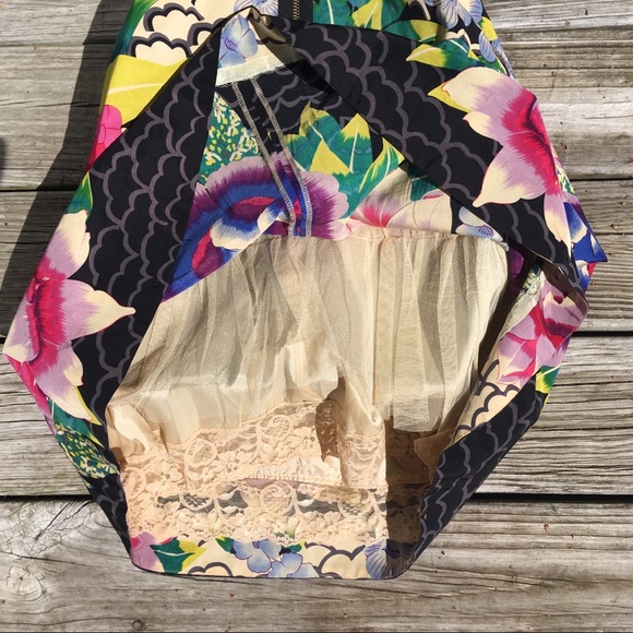 Moulinette Soeurs Anthropologie Painted Louts 0 dress cocktail wedding - Picture 5 of 8